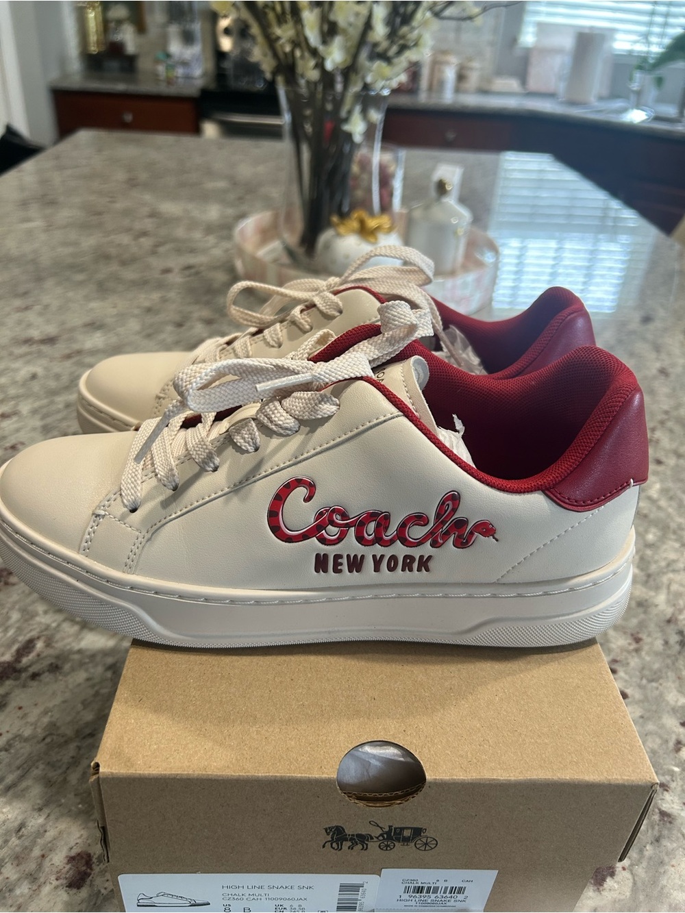 Coach Year of the Snake Leather Sneakers - Picture 2 of 12